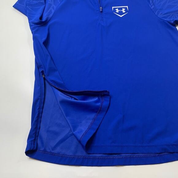 Under Armour Baseball Shirt Mens M Medium AllSeasonGear Batting Cage Warm Up - Picture 6 of 11